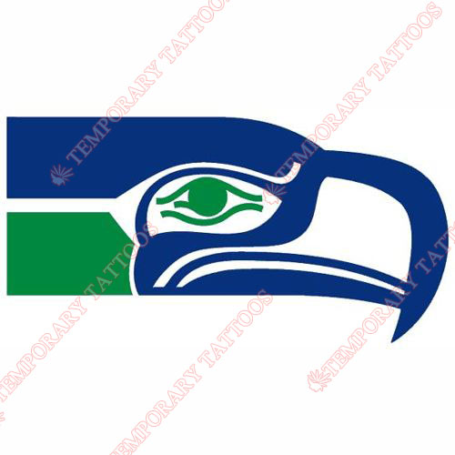 Seattle Seahawks Customize Temporary Tattoos Stickers NO.754